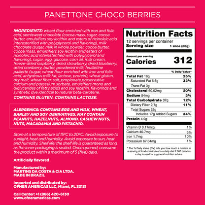 PANETTONE CHOCO BERRIES 35.27 oz