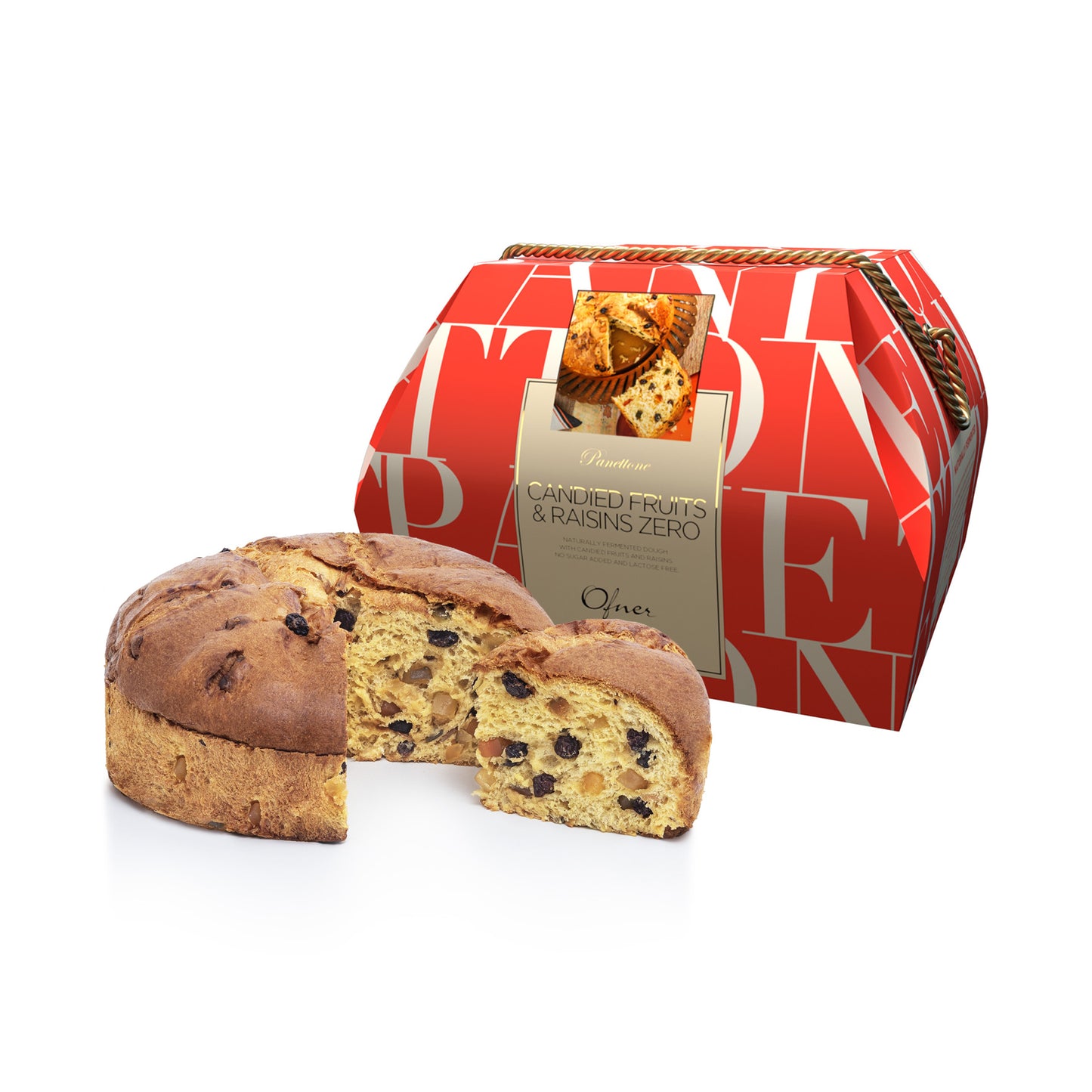 PANETTONE GENOVESE CANDIED FRUITS TRADITIONAL NO SUGAR ADDED 24.69 oz