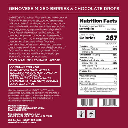 PANETTONE MIXED BERRIES & CHOCOLATE 26.46 oz
